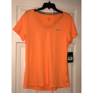 Orange Nike Pro Tee!